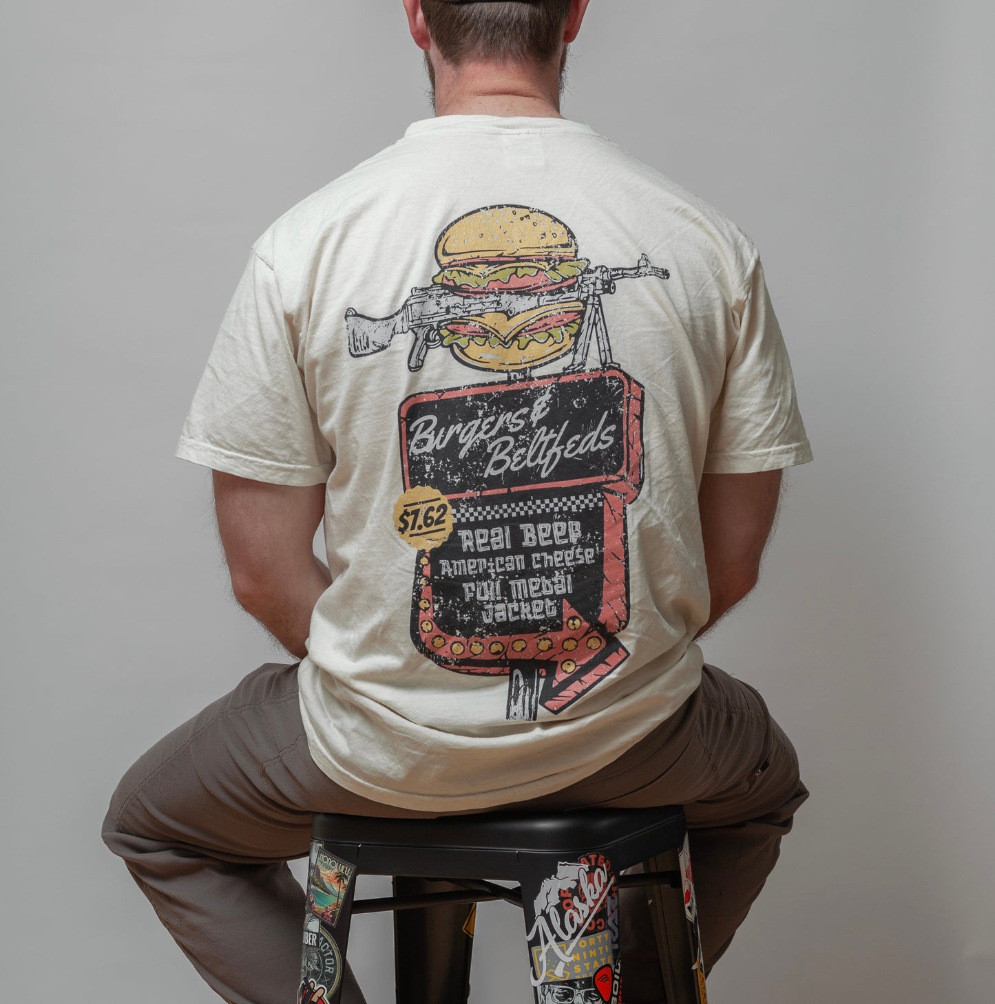 Burgers & Beltfeds - Olive/Off White