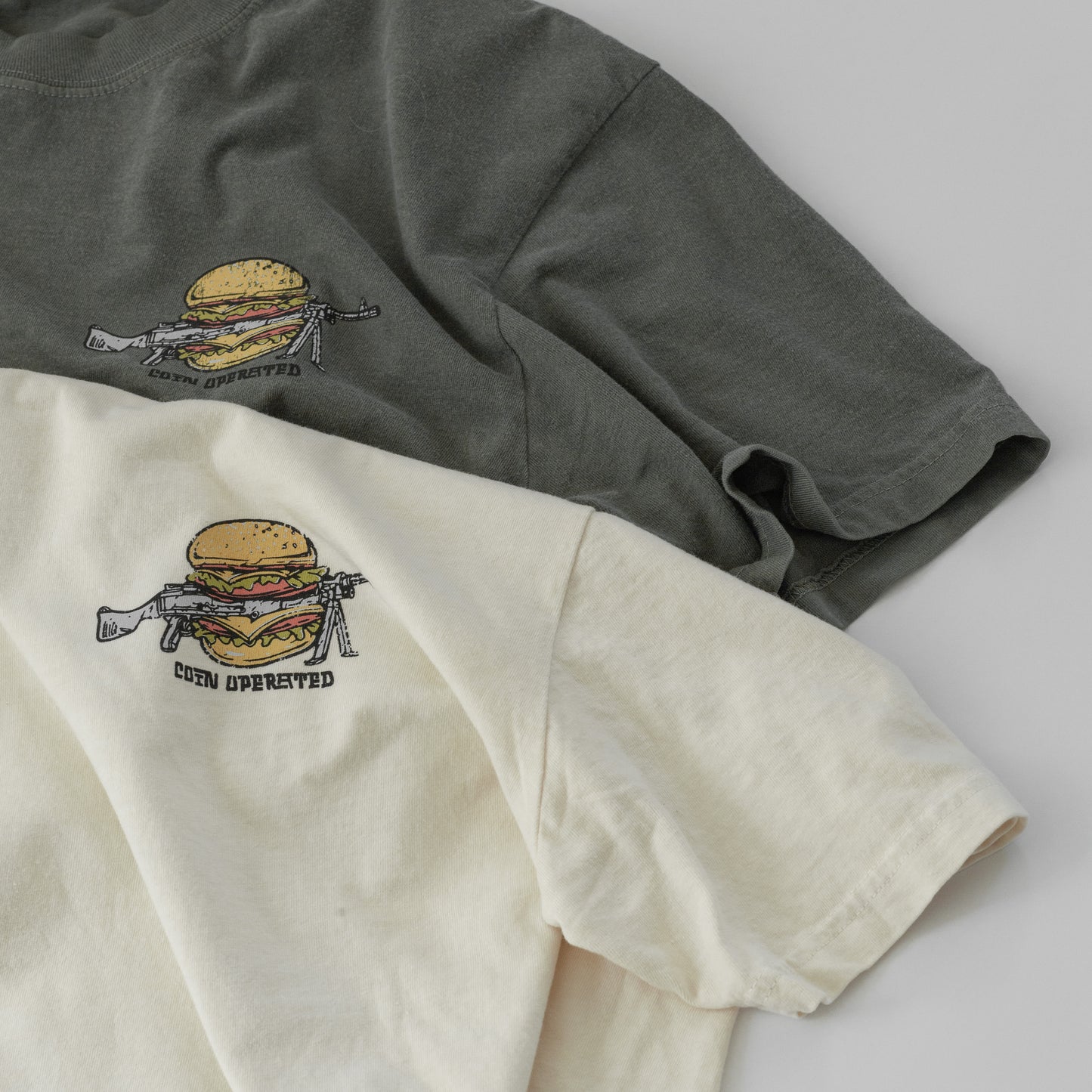 Burgers & Beltfeds - Olive/Off White