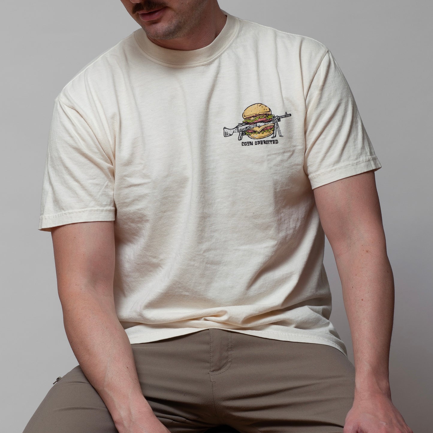 Burgers & Beltfeds - Olive/Off White